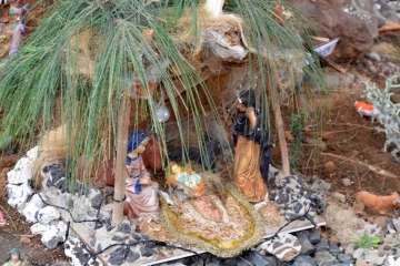 La Garita inaugura su belén de Navidad (Foto TA y Francisco Javier Santana)