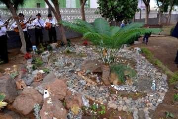 La Garita inaugura su belén de Navidad (Foto TA y Francisco Javier Santana)