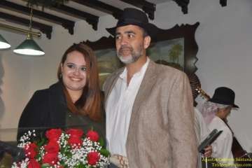 Arnao premia al joven valsequillero Aridane Peñate (Foto TA y TF)