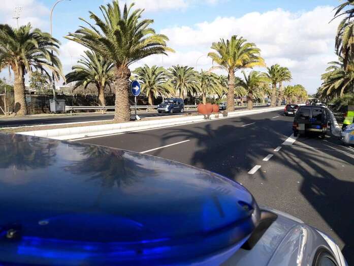 Solo hubo daños materiales en el accidente (Foto TA)