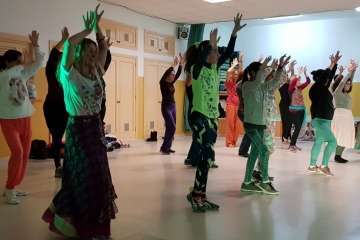 Taller de Danza India-Bollywood en La Garita-Telde (Foto TA)