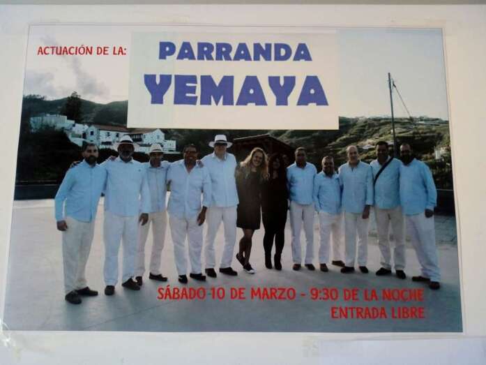 Cartel de la actuación (Foto TA)
