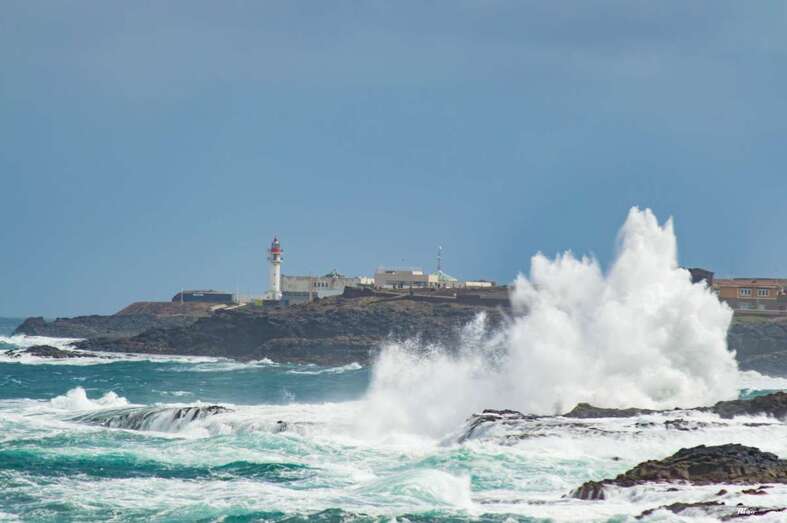 Costa de Telde, en una imagen captada ayer por Antonio Rico (Foto TA)