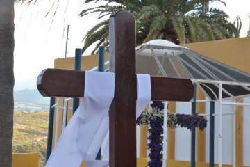 Procesión de la Cruz en Caserones-Cendro (Foto Francisco Javier Santana)