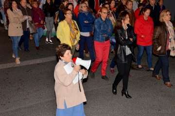 Procesión del Rosario de la Aurora de María Auxiliadora por Los Llanos de Telde (Foto TA)