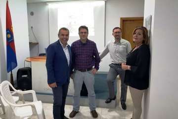 Didáctica charla de Galindo sobre el patrimonio cultural canario (Foto TA)