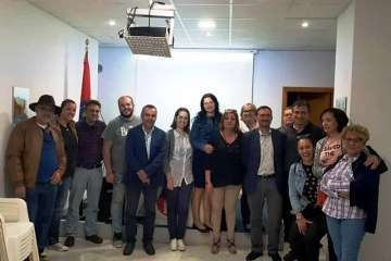 Didáctica charla de Galindo sobre el patrimonio cultural canario (Foto TA)
