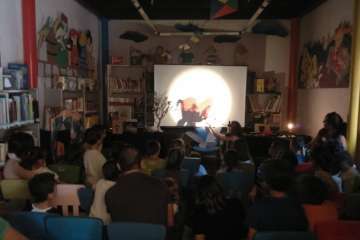 Viernes de Cuento en la Biblioteca Pública de San Juan-Telde (Foto TA)