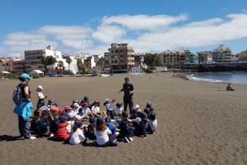 Taller de residuos y cuidado de una plantación en La Garita (Foto TA)