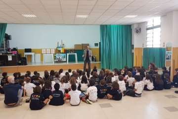 Taller de residuos y cuidado de una plantación en La Garita (Foto TA)