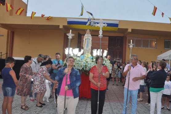 Procesión de las antorchas en El Goro (Foto TA)