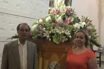 Misa y procesión, en el último día de las fiestas de La Medianía (Foto TA)