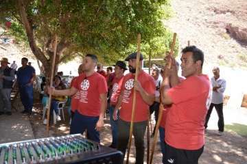 Telde en el Encuentro Insular de Juego del Palo de Tenerife (Foto TA)