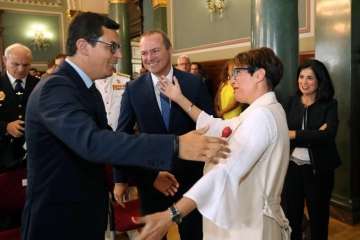 Telde arropa a Mañez en su toma de posesión como delegada del Gobierno (Foto TA)