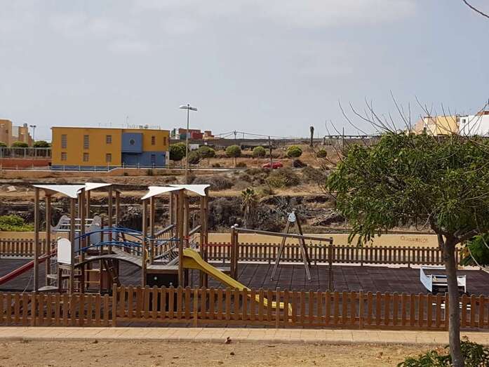 Los vecinos se quejan del abandono del parque (Foto TA)