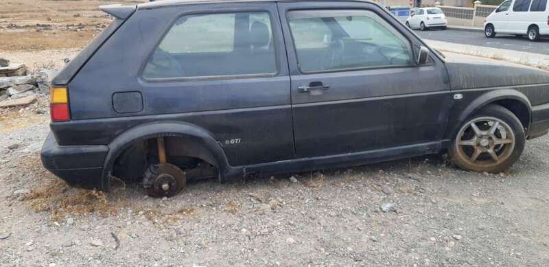 Imagen de unos de los vehículos que ha sido objeto de robos (Foto TA)