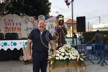 Procesión extraordinaria en Lomo Magullo (Foto TA)