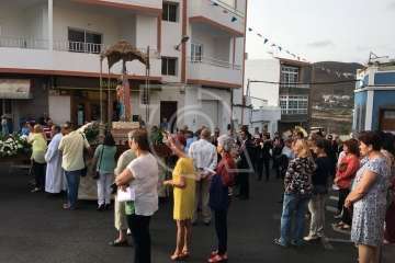 Procesión extraordinaria en Lomo Magullo (Foto TA)