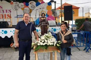 Procesión extraordinaria en Lomo Magullo (Foto TA)