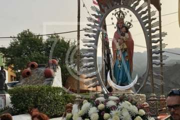 Procesión extraordinaria en Lomo Magullo (Foto TA)