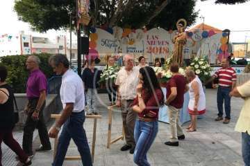 Procesión extraordinaria en Lomo Magullo (Foto TA)