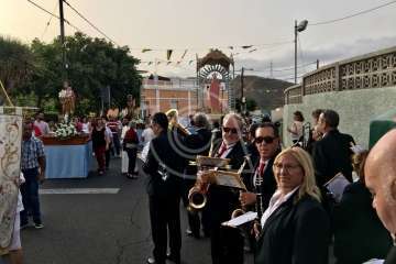 Procesión extraordinaria en Lomo Magullo (Foto TA)