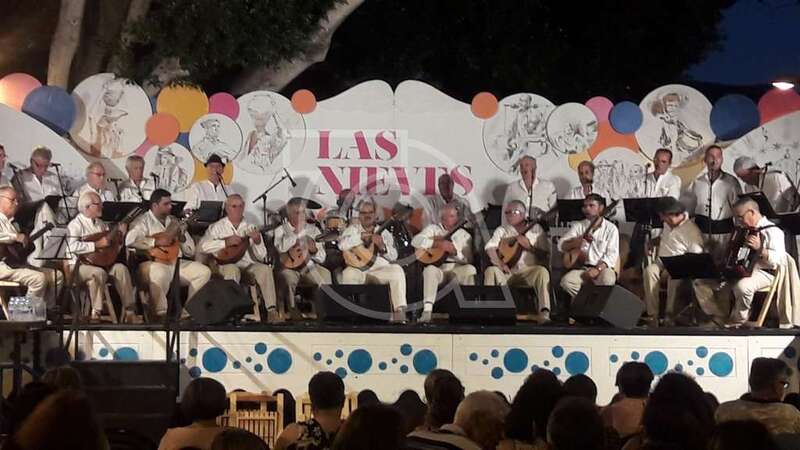 Concierto de anoche del grupo en Lomo Magullo (Foto TA)