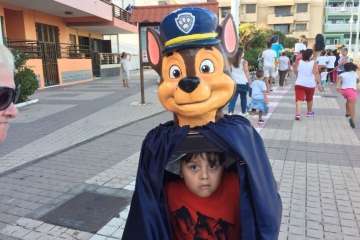 Pasacalles anunciador de las fiestas de Melenara (Foto TA)