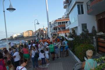 Pasacalles anunciador de las fiestas de Melenara (Foto TA)