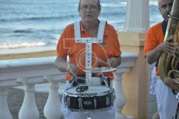 Pasacalles anunciador de las fiestas de Melenara (Foto TA)