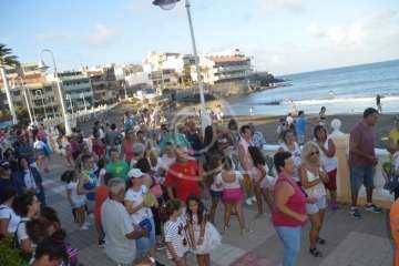 Pasacalles anunciador de las fiestas de Melenara (Foto TA)