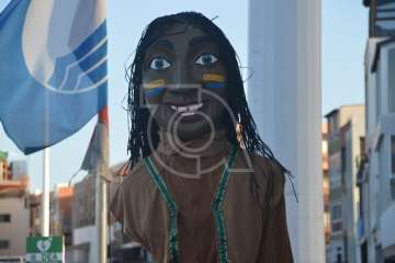 Pasacalles anunciador de las fiestas de Melenara (Foto TA)
