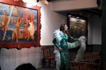 'Las chicas de Víctor Copas' animan El Casino de Telde (Foto TA)