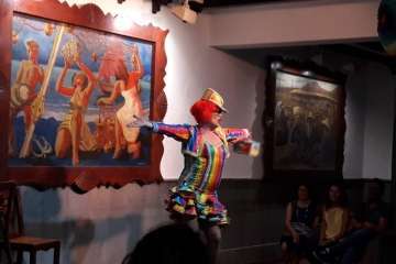 'Las chicas de Víctor Copas' animan El Casino de Telde (Foto TA)