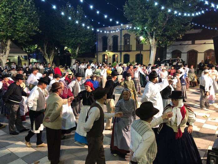 El evento tuvo lugar el pasado sábado en la plaza pública de Valleseco (Foto TA)
