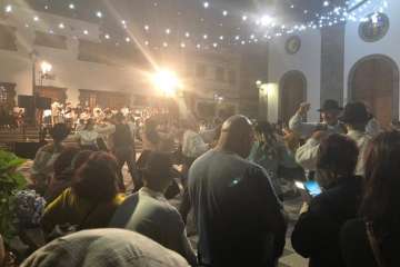 Telde en la Fiesta de La Manzana de Valleseco (Foto TA)