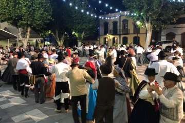 Telde en la Fiesta de La Manzana de Valleseco (Foto TA)