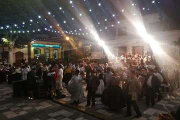 Telde en la Fiesta de La Manzana de Valleseco (Foto TA)