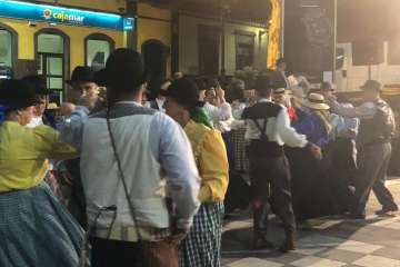 Telde en la Fiesta de La Manzana de Valleseco (Foto TA)