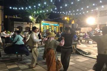 Telde en la Fiesta de La Manzana de Valleseco (Foto TA)