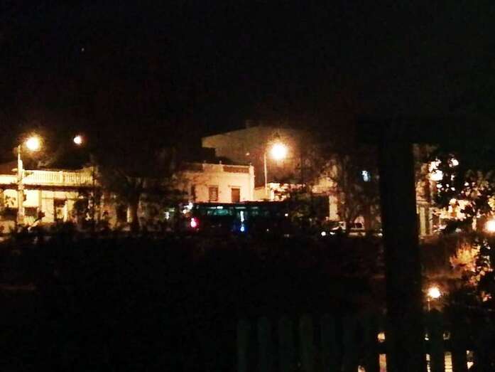 Imagen captada desde Lomo Cementerio del accidente (Foto TA)