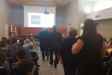 La coral Amati de Telde, 'sobresaliente' en la UNED (Foto TA)