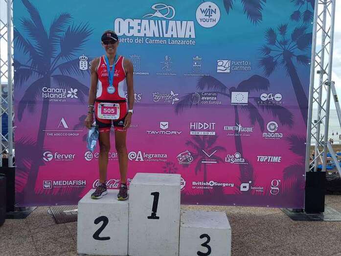 La teldense quedó segunda en la categoría Master (Foto TA)