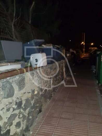 Imagen captada esta noche por un lector de TA (Foto TA)