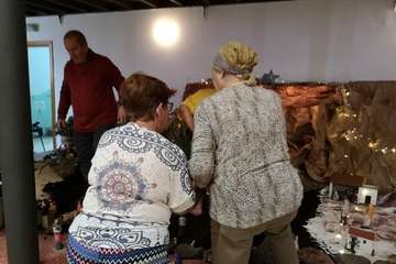 Nacimiento parroquial en La Garita (Foto TA)