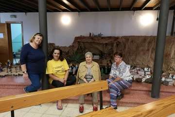 Nacimiento parroquial en La Garita (Foto TA)