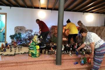 Nacimiento parroquial en La Garita (Foto TA)