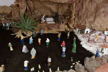Nacimiento parroquial en La Garita (Foto TA)