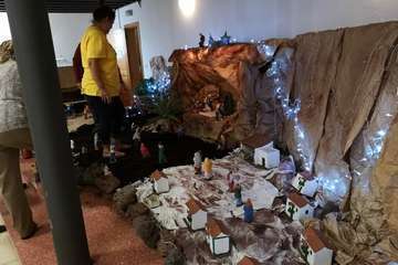 Nacimiento parroquial en La Garita (Foto TA)