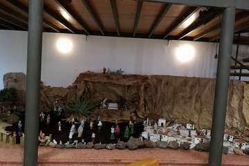 Nacimiento parroquial en La Garita (Foto TA)